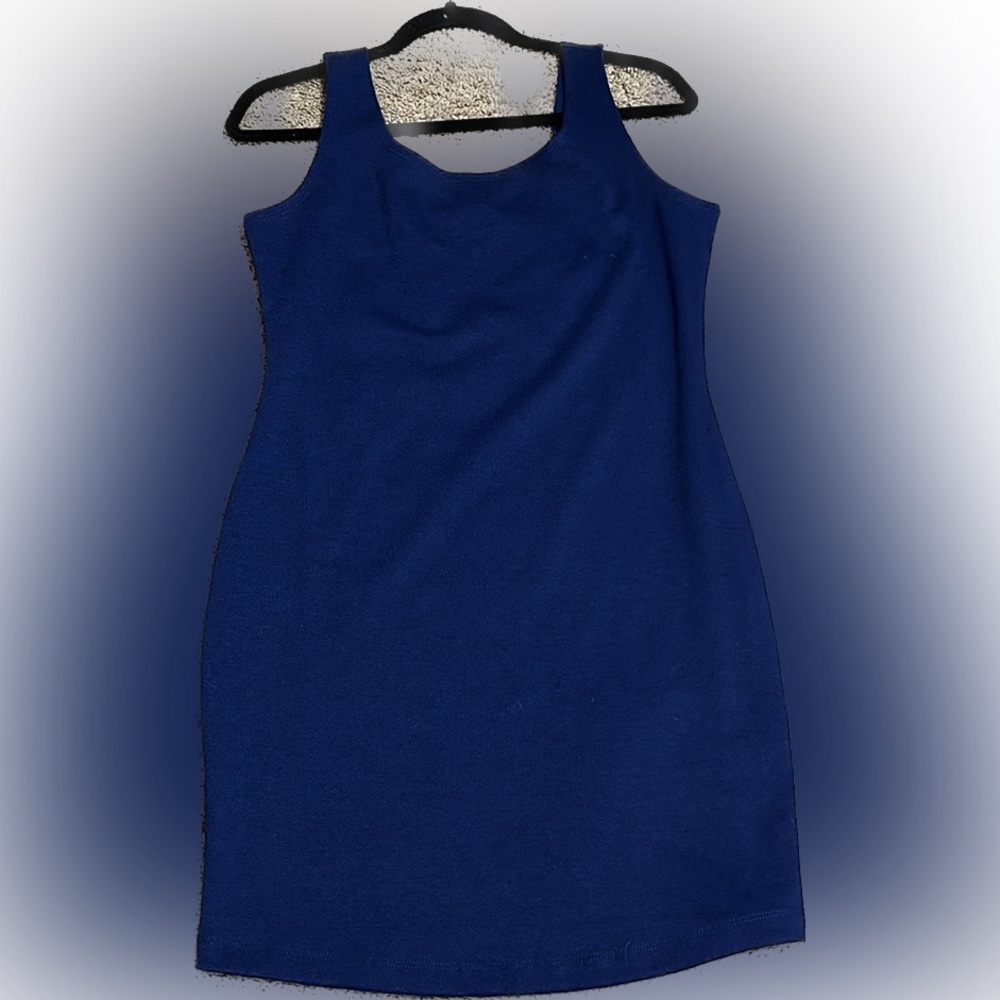 NWT Blue Bodycon Tank Dress